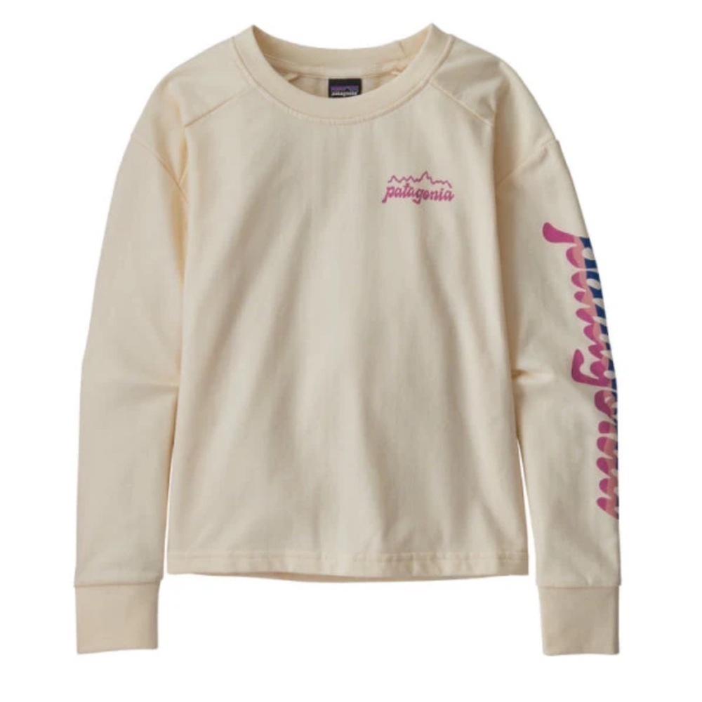 Patagonia Girls Lightweight Crew Sweatshirt Size Large